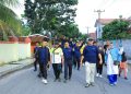 Bupati Labuhanbatu Utara, Dr. Hendri Yanto Sitorus, mengikuti Jalan Santai dalam rangka menyambut HUT ke 18 Kabupaten Labuhanbatu Utara. 