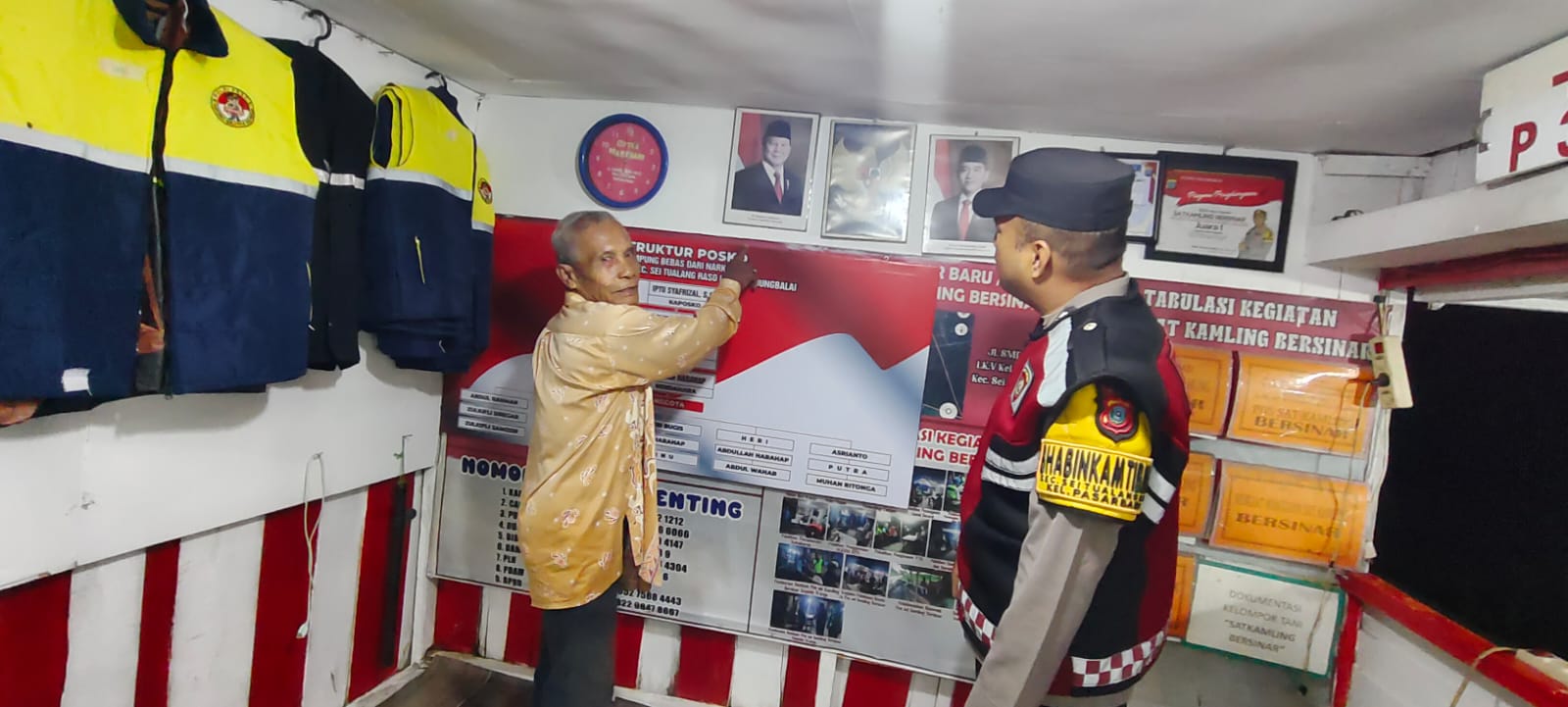 Personel Polsek Sei Tualang Raso Gencarkan Ronda Malam
