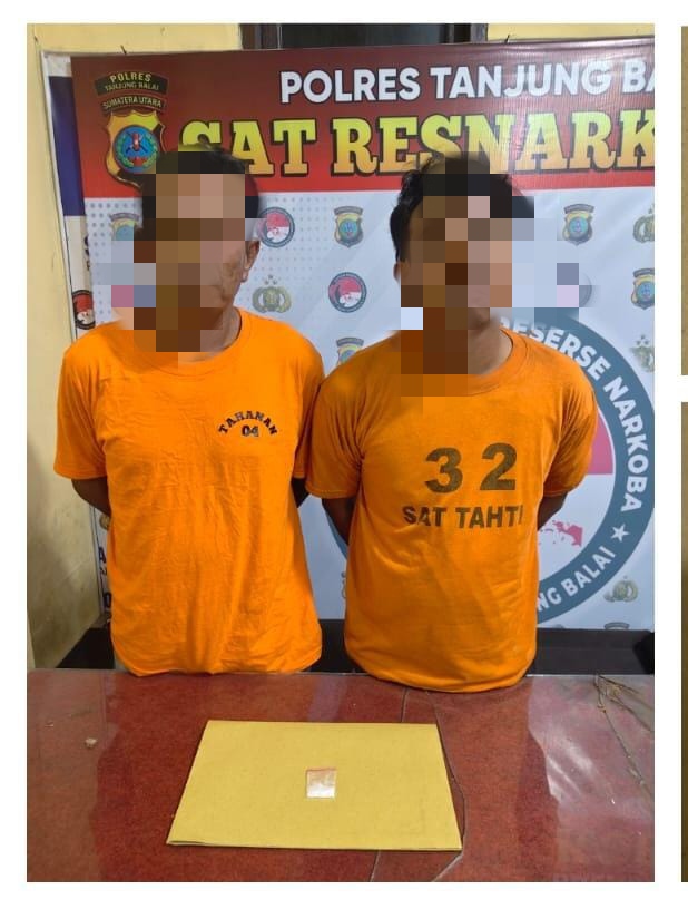 Dua Pengedar Sabu di Jalan Sudirman Tanjungbalai Diringkus Polisi