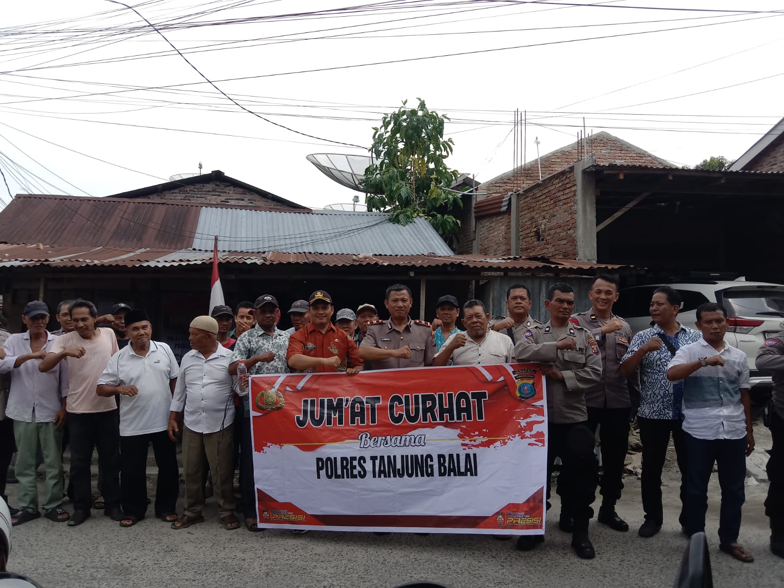 Polres Tanjungbalai Dekatkan Diri ke Masyarakat Lewat Jumat Curhat