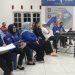 Kader Demokrat Asahan Nobar Pidato Politik AHY di Kantor DPC