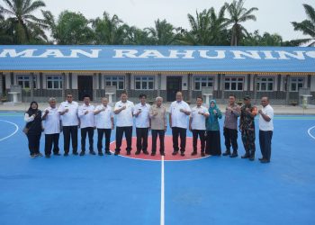 Didampingi Bupati Asahan, Wagub Sumut Kunjungi Kesiapan SMAN Rahuning