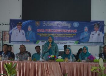 Ikuti Lomba Tertib Administrasi, Ketua TP PKK Kabupaten Asahan Bina Desa Rahuning