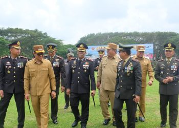 Kapolres Tanjungbalai Hadiri Upacara HUT ke-81 TNI di Kisaran