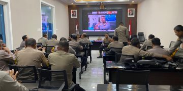 Bagian SDM Polres Tanjungbalai Gelar Rapat Anev