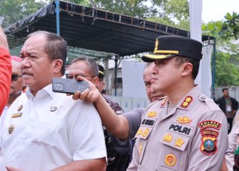 Kapolres Asahan dan Forkopimda Monitoring Pelaksanaan Pencoblosan Pilkades Serentak