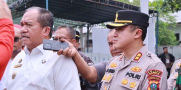 Kapolres Asahan dan Forkopimda Monitoring Pelaksanaan Pencoblosan Pilkades Serentak