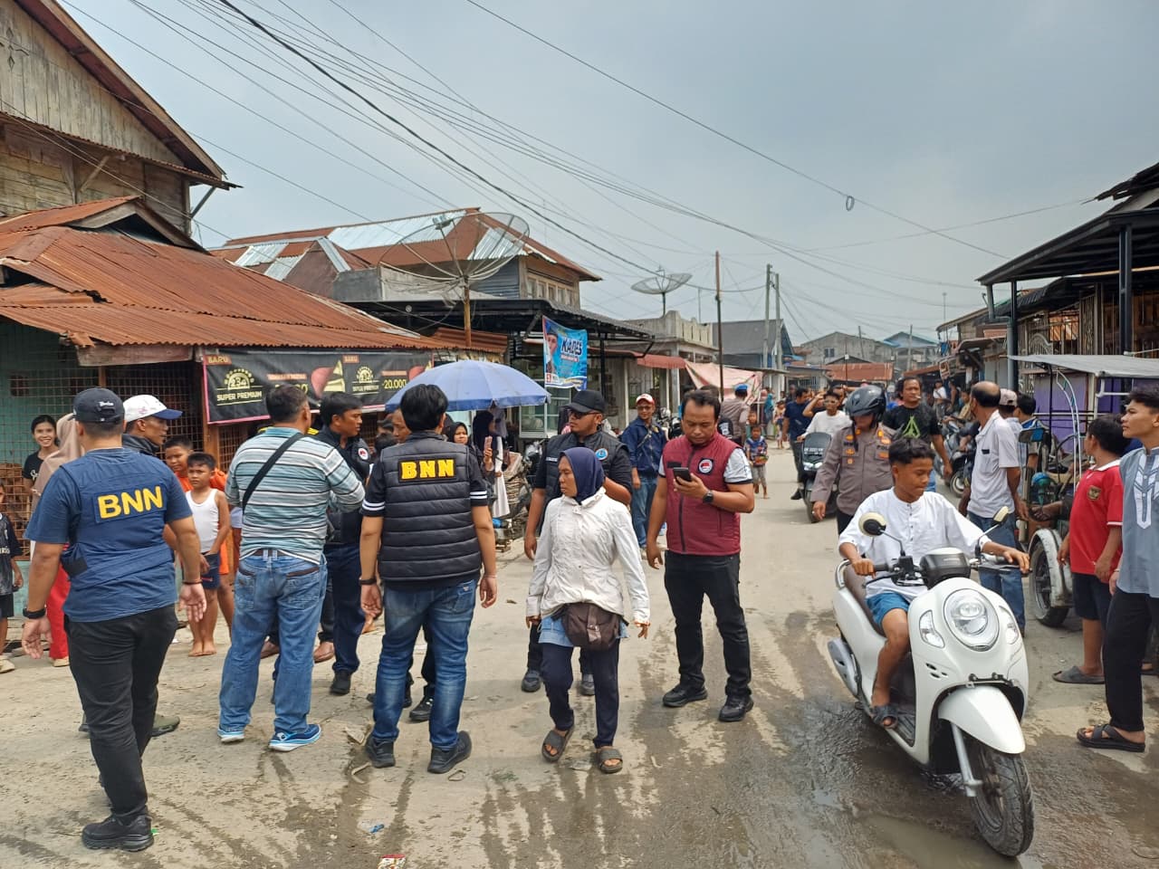 Grebek Sarang Narkobadi Bagan Asahan, Tiga Orang Diamankan