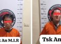 Kedua tersangka saat di kantor polisi.